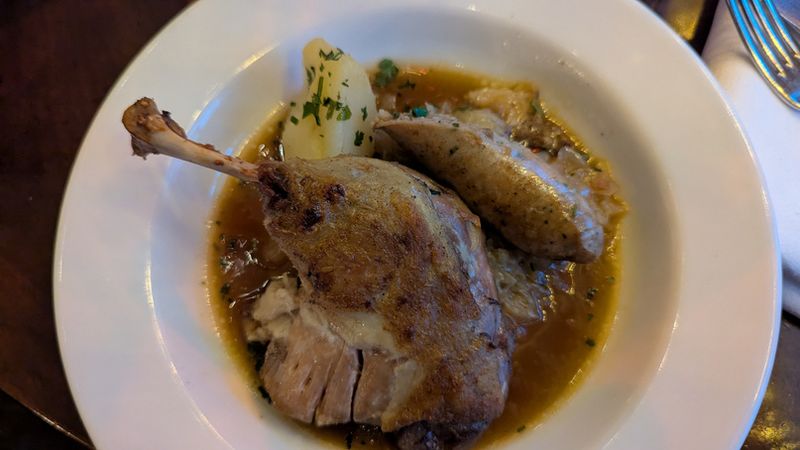 Duck dish at Bar Bistro