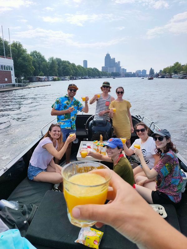 Boat trip on the canals