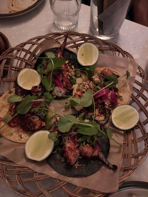 Mexican dish at COBA